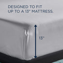  Tempur-Pedic TEMPUR Classic Cotton Sheet Set Cool Gray (King) IMAGE 3