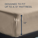  Tempur-Pedic TEMPUR Classic Cotton Sheet Set Sandstone (Twin XL) IMAGE 3