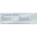  Tempur-Pedic TEMPUR Classic Cotton Sheet Set Sandstone (Split King) IMAGE 19