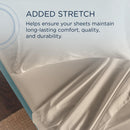  Tempur-Pedic TEMPUR Classic Cotton Sheet Set Sandstone (Twin) IMAGE 7