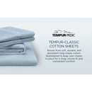  Tempur-Pedic TEMPUR Classic Cotton Sheet Set Sleepy Blue (Queen) IMAGE 14