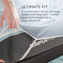  Tempur-Pedic TEMPUR Classic Cotton Sheet Set Sleepy Blue (Queen) IMAGE 9