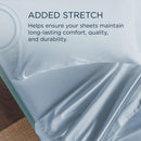  Tempur-Pedic TEMPUR Classic Cotton Sheet Set Sleepy Blue (Full) IMAGE 7