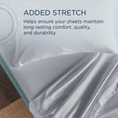  Tempur-Pedic TEMPUR Classic Cotton Sheet Set Sleepy Silver Mist (Full) IMAGE 7