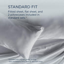  Tempur-Pedic TEMPUR Classic Cotton Sheet Set Sleepy Silver Mist (California King ) IMAGE 11