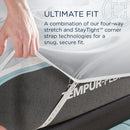  Tempur-Pedic TEMPUR Classic Cotton Sheet Set Sleepy Silver Mist (King) IMAGE 9