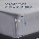  Tempur-Pedic TEMPUR Classic Cotton Sheet Set Sleepy Silver Mist (Twin XL) IMAGE 3