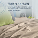  Tempur-Pedic TEMPUR Luxe Egyptian Cotton Sheet Set Sandstone (Twin) IMAGE 7