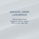  Tempur-Pedic TEMPUR Luxe Egyptian Cotton Sheet Set Sandstone (Twin XL) IMAGE 8