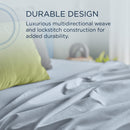  Tempur-Pedic TEMPUR Luxe Egyptian Cotton Sheet Set Sleepy Blue (Split California King) IMAGE 7
