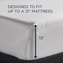  Tempur-Pedic TEMPUR Luxe Egyptian Cotton Sheet Set White (King) IMAGE 3