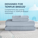  Tempur-Pedic Tempur-Pedic Breeze Pillowcase Set - Sleepy Blue (King) IMAGE 8