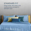  Tempur-Pedic TEMPUR ProAir Sheet Set Blue Azure (Twin XL) IMAGE 11