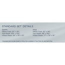  Tempur-Pedic TEMPUR ProAir Sheet Set Sleepy Blue (California King ) IMAGE 19