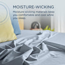  Tempur-Pedic TEMPUR ProAir Sheet Set Sleepy Blue (California King ) IMAGE 7