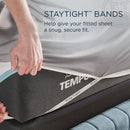  Tempur-Pedic TEMPUR Rayon from Bamboo Sheet Set Cool Gray (Full) IMAGE 9