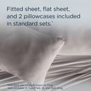  Tempur-Pedic TEMPUR Rayon from Bamboo Sheet Set Cool Gray (Twin) IMAGE 11