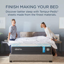  Tempur-Pedic TEMPUR Rayon from Bamboo Sheet Set Sandstone (Split King) IMAGE 4