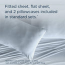  Tempur-Pedic TEMPUR Rayon from Bamboo Sheet Set Sleepy Blue (Split King) IMAGE 11