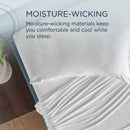  Tempur-Pedic TEMPUR Rayon from Bamboo Sheet Set White (Split California King) IMAGE 7