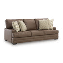  Benchcraft VillaCourt Stationary Leather Look Sofa 7490938 IMAGE 1