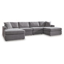  Signature Design by Ashley Modmax Fabric 4 pc Sectional 9210416S/9210417S/9210446/9210446 IMAGE 1