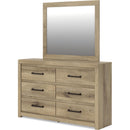  Benchcraft Brozmont Dresser with Mirror B1045-31/B1045-36 IMAGE 1