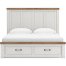  Size_King -- Signature Design by Ashley Savonport Panel Bed with Storage IMAGE 3