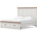  Size_King -- Signature Design by Ashley Savonport Panel Bed with Storage IMAGE 7