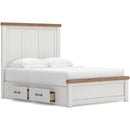  Size_Queen -- Signature Design by Ashley Savonport Panel Bed with Storage IMAGE 4