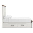  Size_Queen -- Signature Design by Ashley Savonport Panel Bed with Storage IMAGE 6