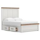  Size_Queen -- Signature Design by Ashley Savonport Panel Bed with Storage IMAGE 1