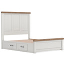  Size_Queen -- Signature Design by Ashley Savonport Panel Bed with Storage IMAGE 4