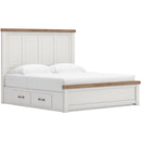  Size_King --  Savonport B4615B15 King Panel Bed with Storage IMAGE 1