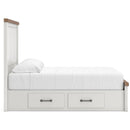  Size_Queen -- Signature Design by Ashley Savonport Panel Bed with Storage IMAGE 6