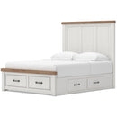  Size_Queen -- Signature Design by Ashley Savonport Panel Bed with Storage IMAGE 7