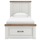  Size_Twin --  Savonport B4615B5 Twin Panel Storage Bed IMAGE 9