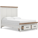  Size_Queen --  Savonport B4615B7 Queen Panel Storage Bed IMAGE 4