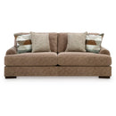  Manufacturer Color_Pecan -- Signature Design by Ashley Jayne Park Stationary Fabric Sofa IMAGE 2