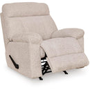 Manufacturer Color_Cobble Stone  -- Signature Design by Ashley Hoyne Park Rocker Fabric Recliner IMAGE 2