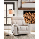  Manufacturer Color_Cobble Stone  -- Signature Design by Ashley Hoyne Park Rocker Fabric Recliner IMAGE 5