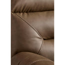  Manufacturer Color_Biscotti  -- Signature Design by Ashley Elksworth Rocker Leather Look Recliner IMAGE 7