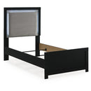  Size_Twin -- Signature Design by Ashley Maeling Upholstered Panel Bed IMAGE 4