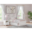  Size_Twin -- Signature Design by Ashley Kozlani Upholstered Panel Bed with Storage IMAGE 2