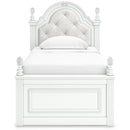  Size_Twin -- Signature Design by Ashley Kozlani Upholstered Panel Bed with Storage IMAGE 4