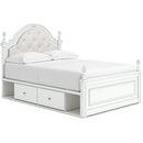  Size_Full --  Kozlani PCB1819B18 Full Upholstered Panel Bed with Storage IMAGE 1