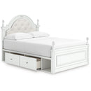  Size_Full --  Kozlani PCB1819B18 Full Upholstered Panel Bed with Storage IMAGE 3
