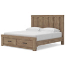  Size_King -- Oliandon PCB2844B7 King Panel Storage Bed IMAGE 1