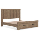  Size_King -- Oliandon PCB2844B7 King Panel Storage Bed IMAGE 8