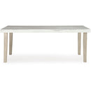  Signature Design by Ashley Larawyn Dining Table with Faux Marble Top PCD575-25 IMAGE 2